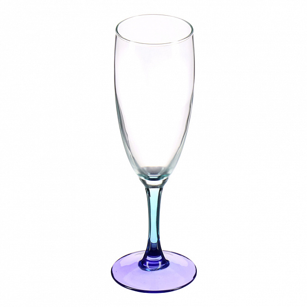 Фужер для шампанского Duos Blue/Turquoise Luminarc, 170мл 000000000001120587