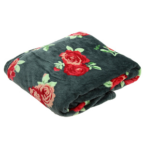 Плед DE'NASTIA Миа микрофибра 150х200см микс 100%Полиэстер T070020 000000000001031783