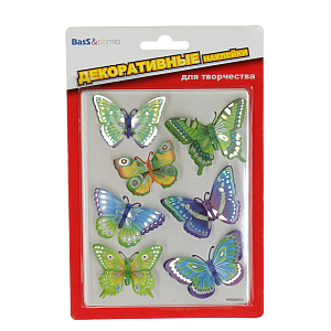 Стикеры с блестками Мини бабочки Room Decoration 000000000001127317