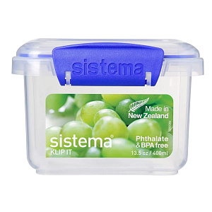 Контейнер 400мл SISTEMA KLIP IT  PLUS прямоугольной пластик 000000000001214211