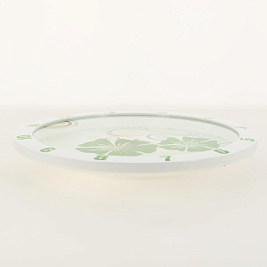 Часы настенные П1-7327/7-301 Зелёные узоры 000000000001158300