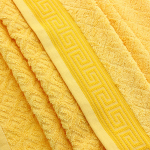 Полотенце Меандр  70х130 см, ваниль, 70% бамбук 30% хлопок 000000000001106186