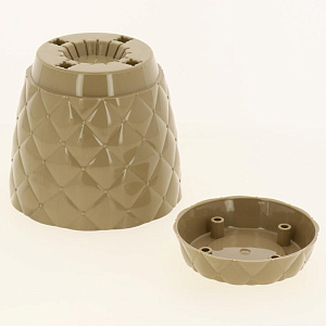 Кашпо 750мл SUN PLASTIK ромб пластик 435 000000000001188648