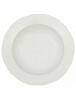 Тарелка фарфор суповая 240 мм Вырезной край Белая,029862