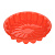 Форма для выпечки Ромашка Matissa, красный, 23х4 см, силикон 000000000001134736