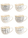 Набор кружек 6шт 250мл Геометрия в ассортименте керамика 000000000001228624