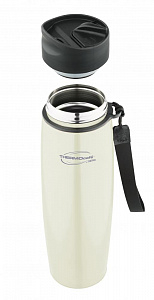 Термокружка из нержавеющей стали тм THERMOcafe by THERMOS Hiking-500 Red/Artic white/Grey 500мл 673503 000000000001195103