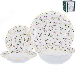 Набор столовой посуды 19 предметов BALSFORD Латона Великолепный день (27см/21см/19см/салатник 23см) подарочная упаковка фарфор 000000000001183397