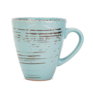 Набор столовой посуды 16 предметов LUCKY ажур бирюза керамика 000000000001221938