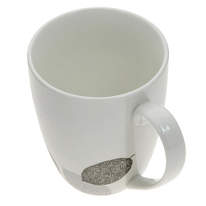 Кружка 350мл ESPRADO Bosqua Platina костяной фарфор 000000000001163452