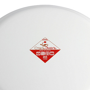 Кастрюля 4л СТАЛЬЭМАЛЬ Цветочная эмалированная сталь 000000000001101619