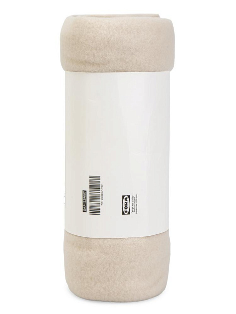 Плед 160х120см FORA плотность 130гр/м молочный полиэстер 000000000001229007