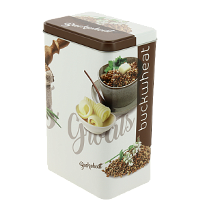 Банка для сыпучих продуктов 2,7л НОВЫЙ АРГУМЕНТ Микс Мука Макароны Рис Мюсли мет 000000000001105551