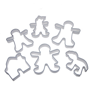 Набор форм для печенья Семья, 6 шт. 000000000001168144