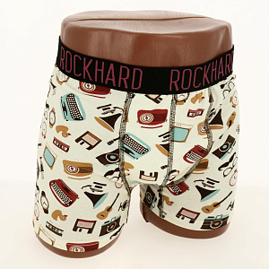 Трусы мужские Rockhard BOXERS L микс принтов 95%хлопок 5%эл 000000000001190386