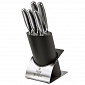 Набор ножей с подставкой 6 предметов TALLER Гилфорд нержавеющая сталь