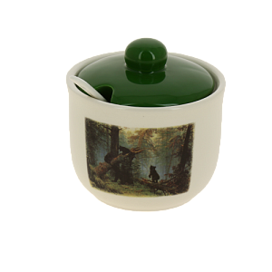 Банка c ложкой 320мл п/у Утро в сосновом лесу,ZFC045-30 000000000001193105