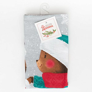 Полотенце 35х60см ДОЛЯНА Новогодняя Сказка 100% хлопок 160г/м2 000000000001208904