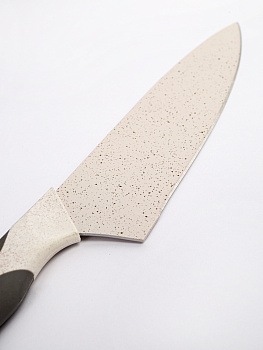 Шеф нож 20см, бежевый, нержавеющая сталь, R010598 000000000001196194