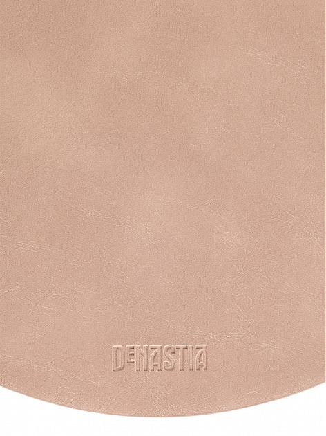 Салфетка сервировочная D36cm DE'NASTIA Крокодил розовый искусственная кожа ПВХ 000000000001214087