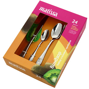 Набор столовых приборов Виндзор Matissa, 24 предмета 000000000001004671