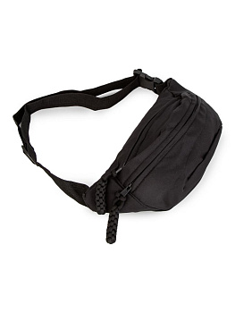 Сумка поясная 33х16х9см черный полиэстер 000000000001227586