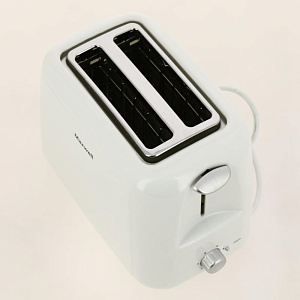 Тостер MAXWELL 1504-MW-01 мощность 750ВТ белый пластик 000000000001128420