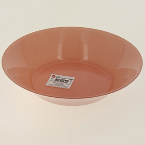 PINK CITY Тарелка суповая 22см PASABAHCE стекло 000000000001177411