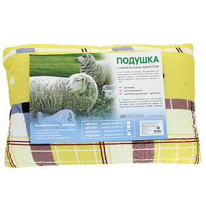 Подушка Соната, 50х70 см, полиэфир, шерстон 000000000001121476