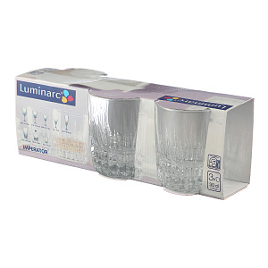 ИМПЕРАТОР Набор стаканов 3шт 300мл низкие LUMINARC стекло (76565) (E5183) 06688 000000000001098490