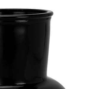 Ваза 20см Grace черный стекло 000000000001224014