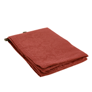 Скатерть DE'NASTIA 140х180см 100%Полиэстер Цветы бордо E000014 000000000001144824