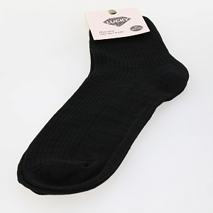 Носки мужские р.29(43-44) LUCKY черный 85%хлопок/15%полиэстер 000000000001174546