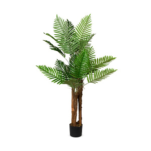 Искусствеенное дерево 120см Пальма в кашпо пластик 000000000001224021