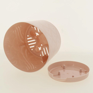 Горшок для цветов Easy Grow D 100 с прикорневым поливом 0,5 л Розовый сад ING47010РС 000000000001191654