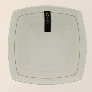 Салатник 13см/340мл КОРАЛЛ Снежная королева квадратный 000000000001157992