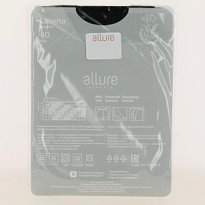 Колготки женские 40ден р.3 ALLURE Лацерта nero 000000000001197429