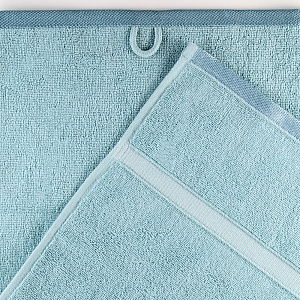 Полотенце 30х60см Dina Me бордюр репс мятное 100% хлопок 000000000001208714