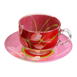 Чайный набор Red Orchis Luminarc, 220мл, 12 предметов 000000000001005092