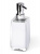 Диспенсер для жидкого мыла DE'NASTIA четырёхгранный белый пластик 000000000001217315