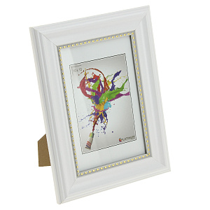 Фоторамка Турин белая, 10х15 см 000000000001176796