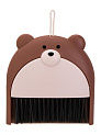 Совок с щеткой 16х6см МИНИ BEAR в ассортименте пластик 000000000001229821