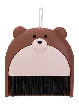 Совок с щеткой 16х6см МИНИ в ассортименте пластик 000000000001229821