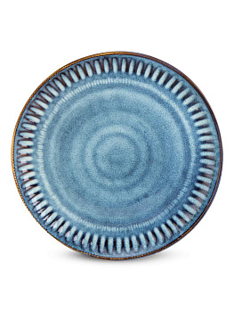 Тарелка десертная 20см синий керамика 000000000001227201