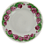 Тарелка фарфор десертная 200 мм супадкий край Розовые тюльпаны бортовые,093032 000000000001193477