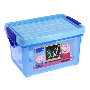 Ящик для игрушек Свинка Пеппа Little Angel, 5.1л 000000000001153984