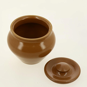 Набор горшков для приготовления 3шт 500мл с ухватом керамика 000000000001207301