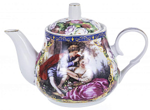Чайник фарфор 750 мл подарочная упаковка МАДОННА 156-01023 000000000001195494