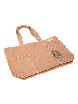 Сумка 36х47х11 DE'NASTIA Stitch as a style tote махагон хлопок 000000000001225556