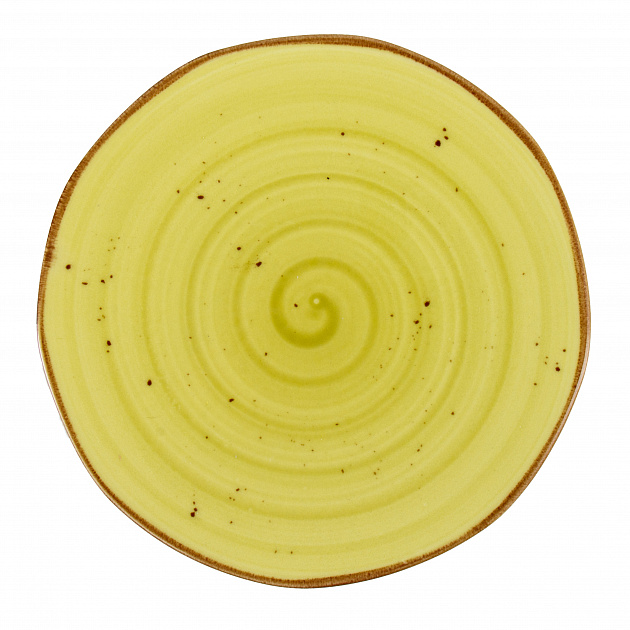Тарелка обеденная 27см TULU PORSELEN Reactive Lime green фарфор 000000000001216235